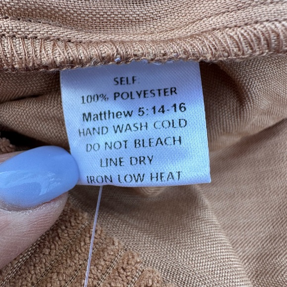 Promesa Corduroy Jumpsuit in Tan - Picture 16 of 16